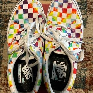 Multicolored Vans EUC